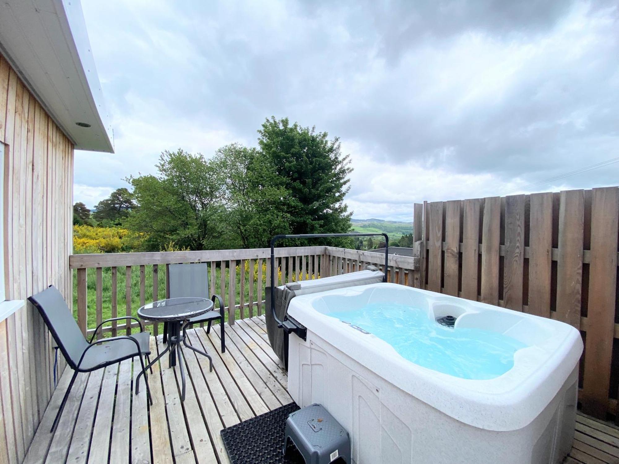 Kaoglen Lodge - Fawn Pod - Hot Tub - Dogs - Pitlochry - Luxury Blairgowrie and Rattray Eksteriør billede